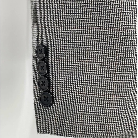 Ralph Lauren blade sports coat size 42R  2 button front, black and‎ gray plaid - Picture 12 of 13